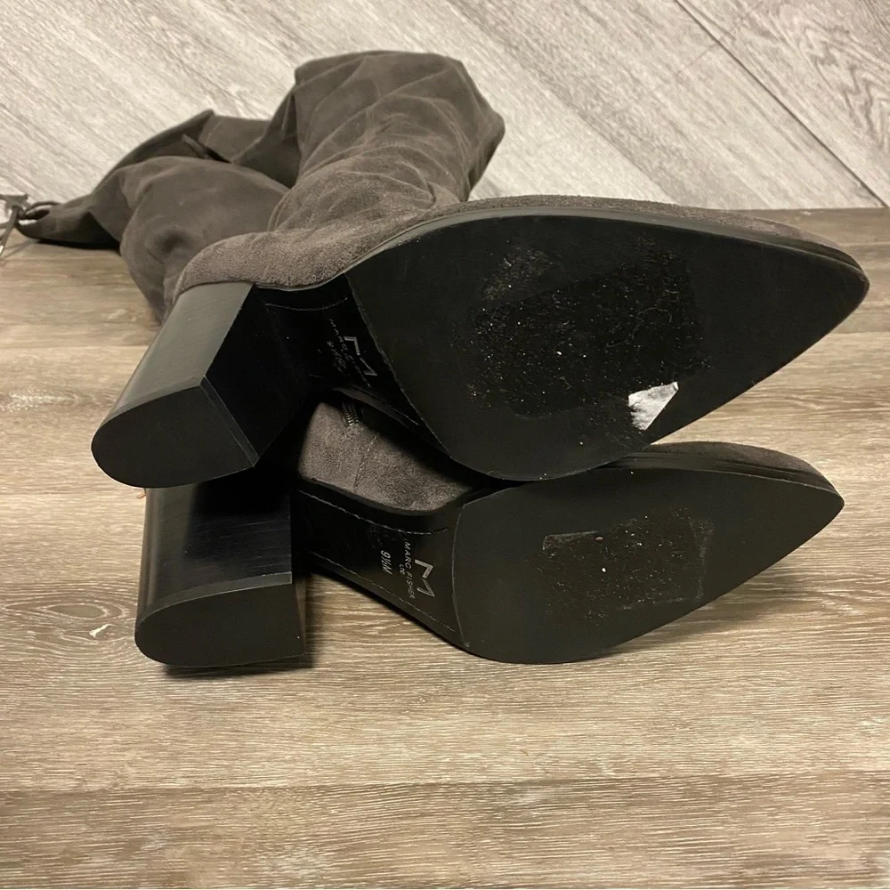 Marc Fisher | Arletta Over The Knee Boots In Grey NEW SIZE 9.5